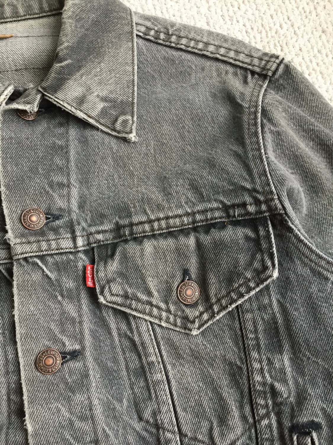 80’s levis 리바이스 70506 블랙 데님자켓 상품이미지3