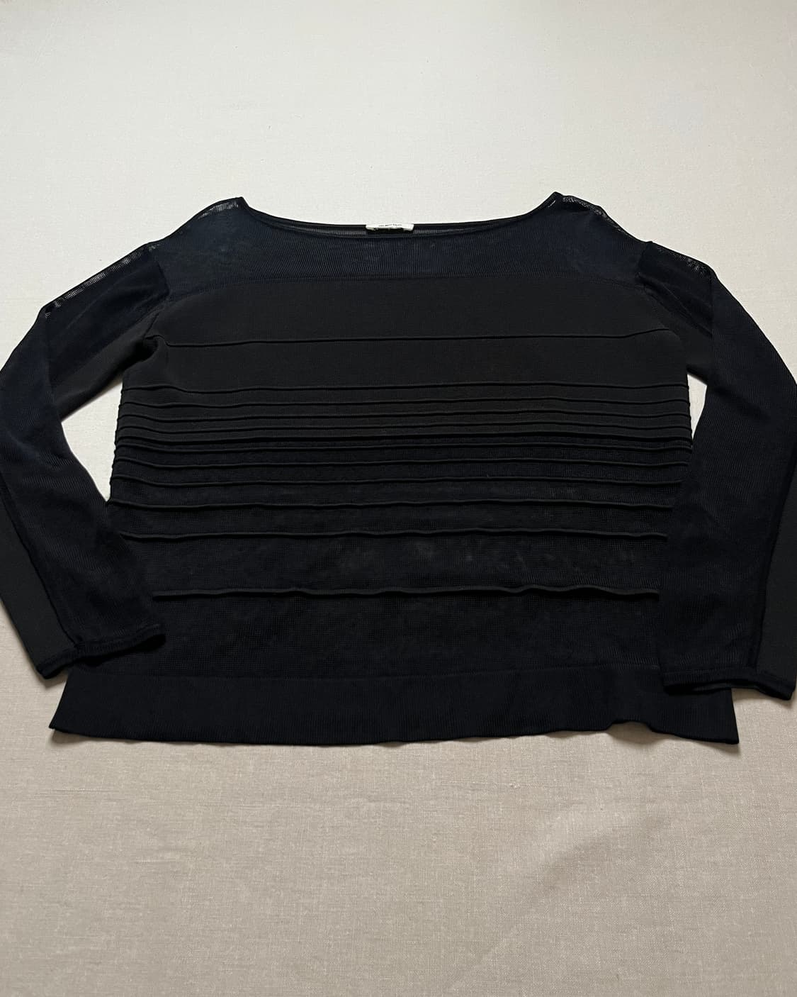 헬무트랭 시스루 패널 니트 탑 helmut lang  상품이미지6