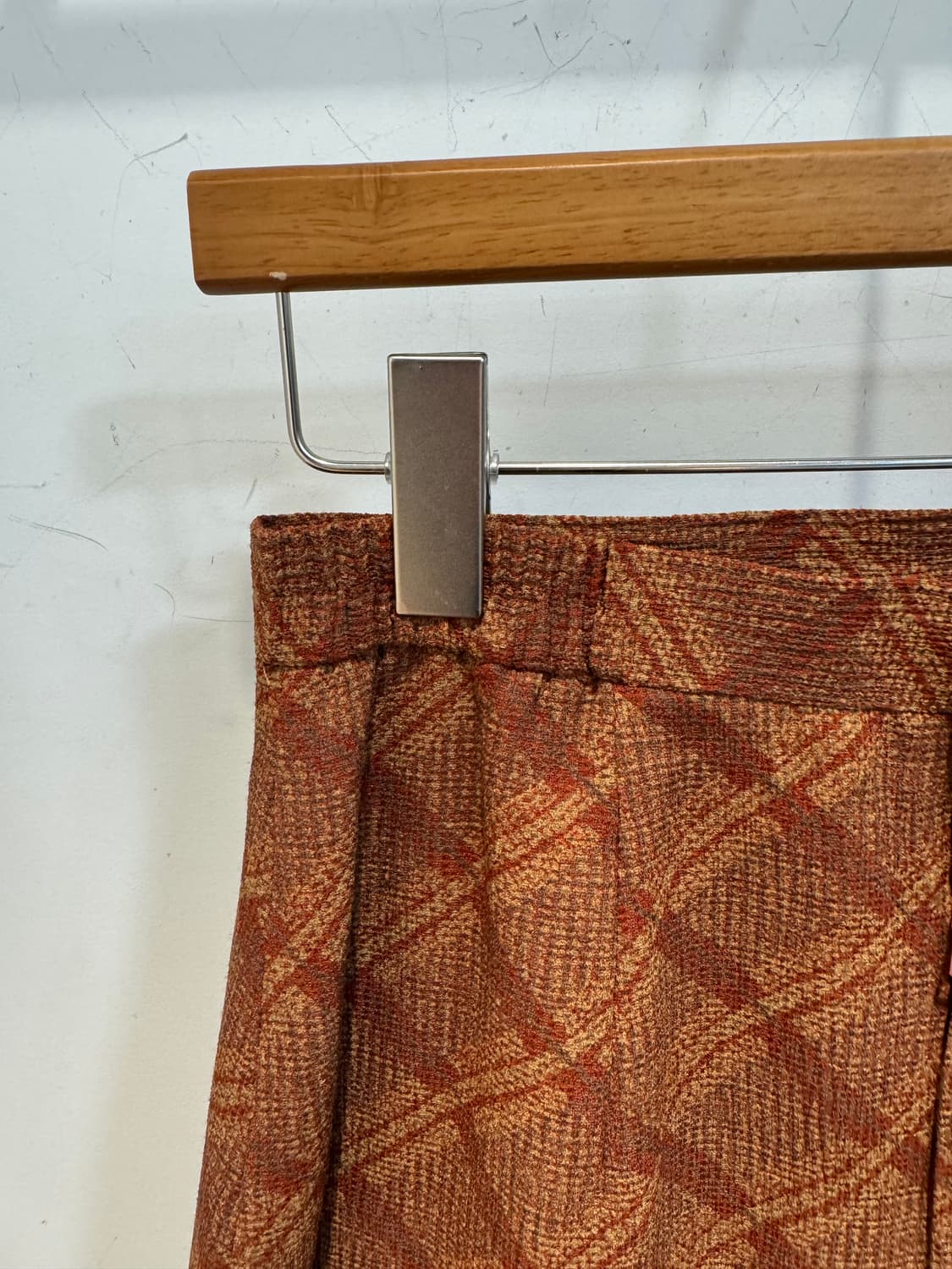 japanese vintage skirt 빈티지 체크 스커트 상품이미지3