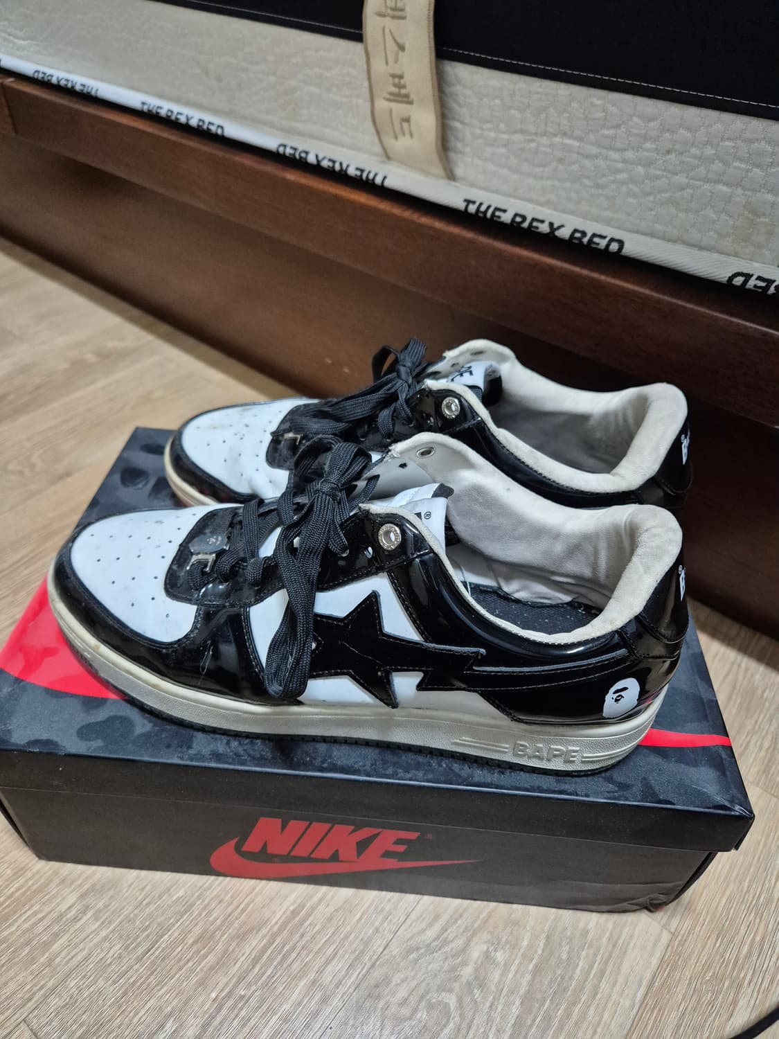 [280] 베이프스타 에어포스 검정 범고래 상품이미지4