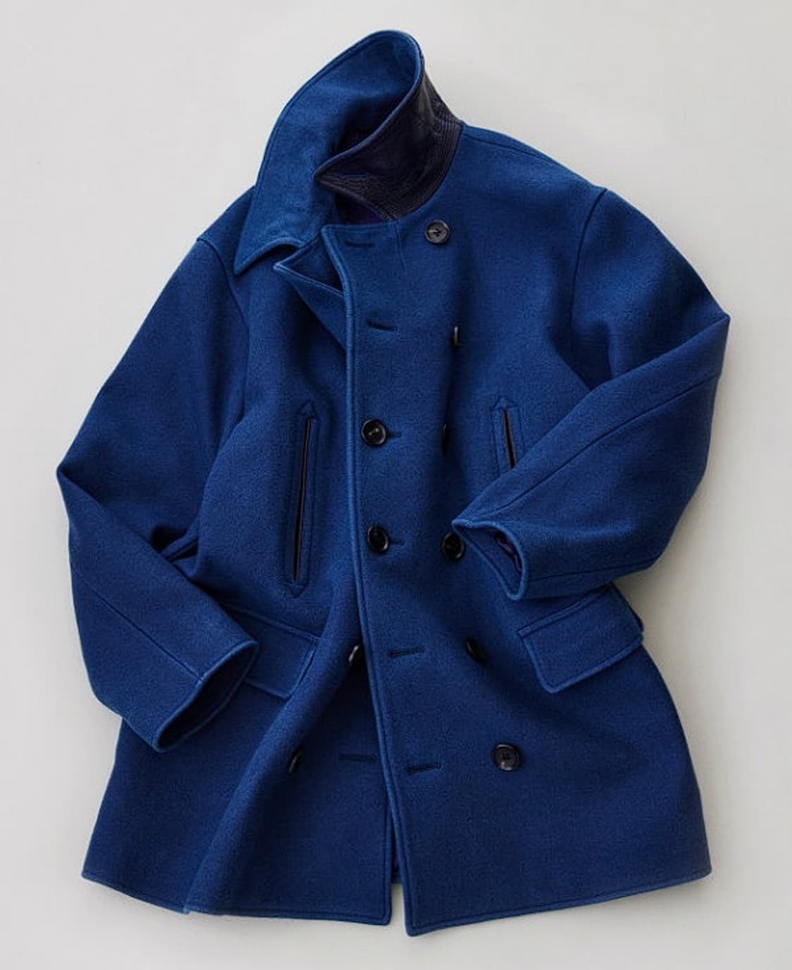 [L] 나이스네스 멕라간 피코트 인디고 블루 상품이미지1