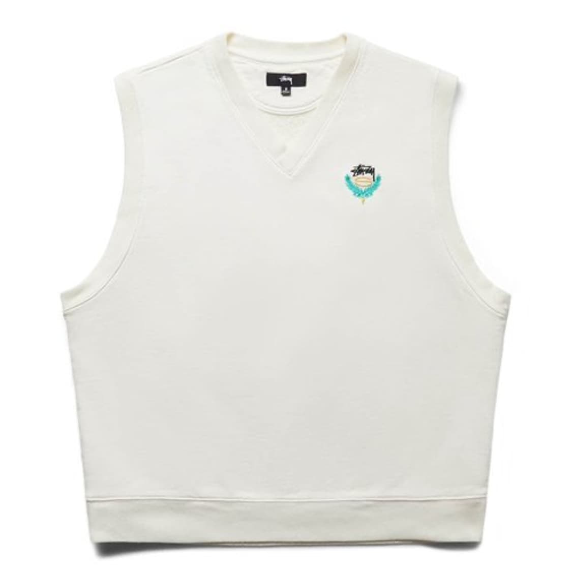 스투시 아이보리 플리스 베스트 M 상품이미지2