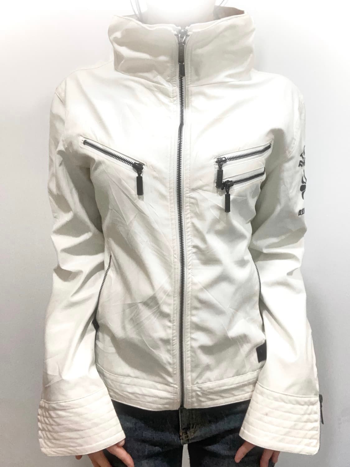 DIVINER High neck leather jacket 상품이미지1