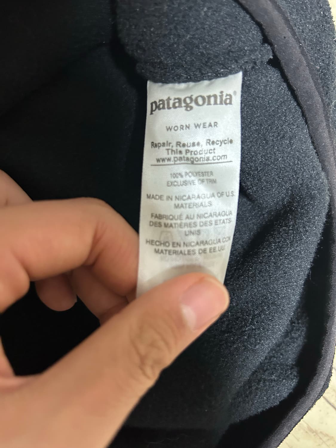 파티고니아 신칠라 블랙 M 상품이미지3