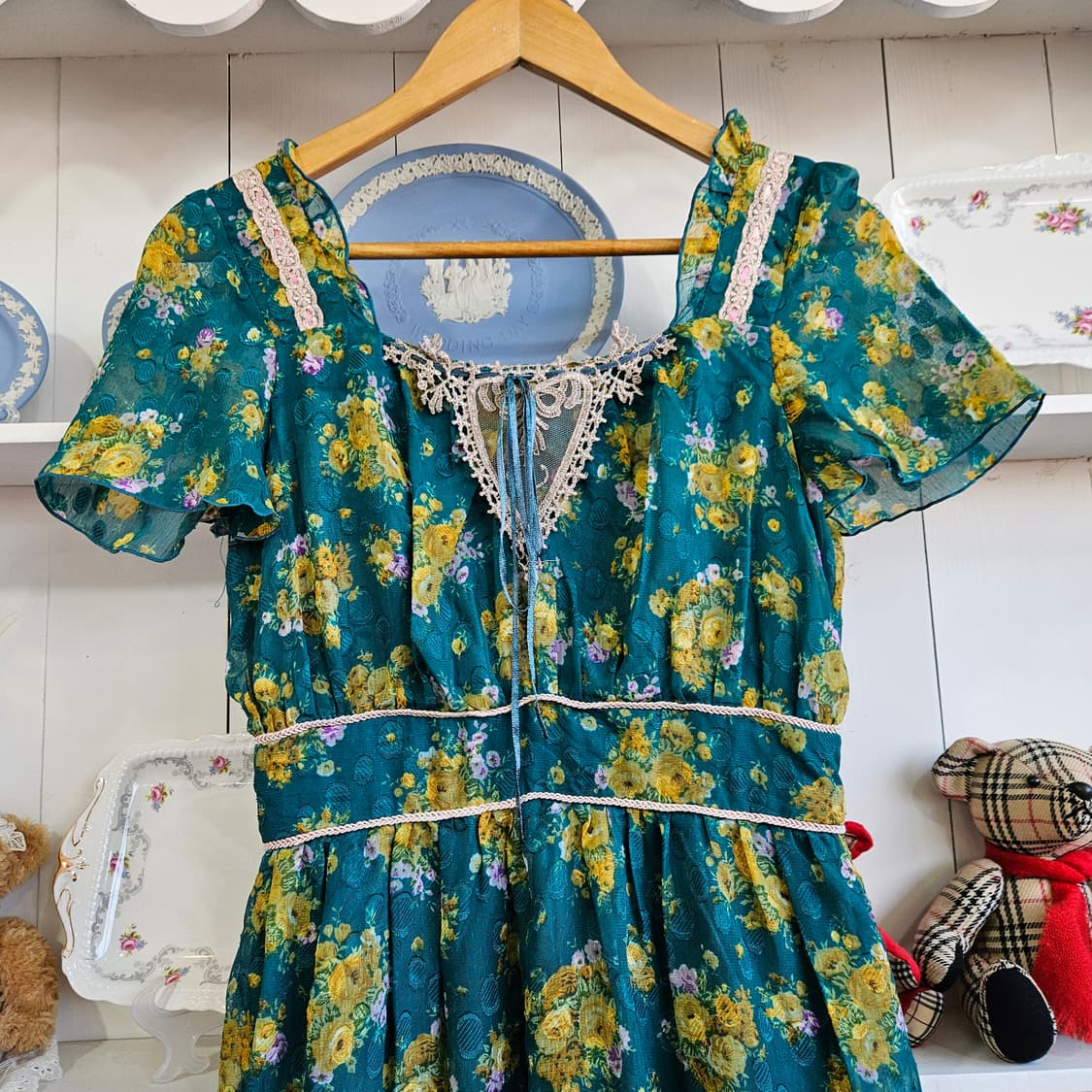 엑시즈팜(axes femme)플로럴 레이스 원피스 상품이미지3