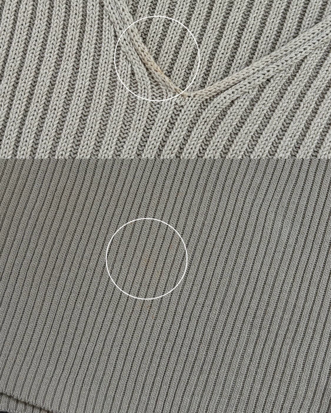 C.P. Company CP 컴퍼니 베이지 브이넥 니트  상품이미지9