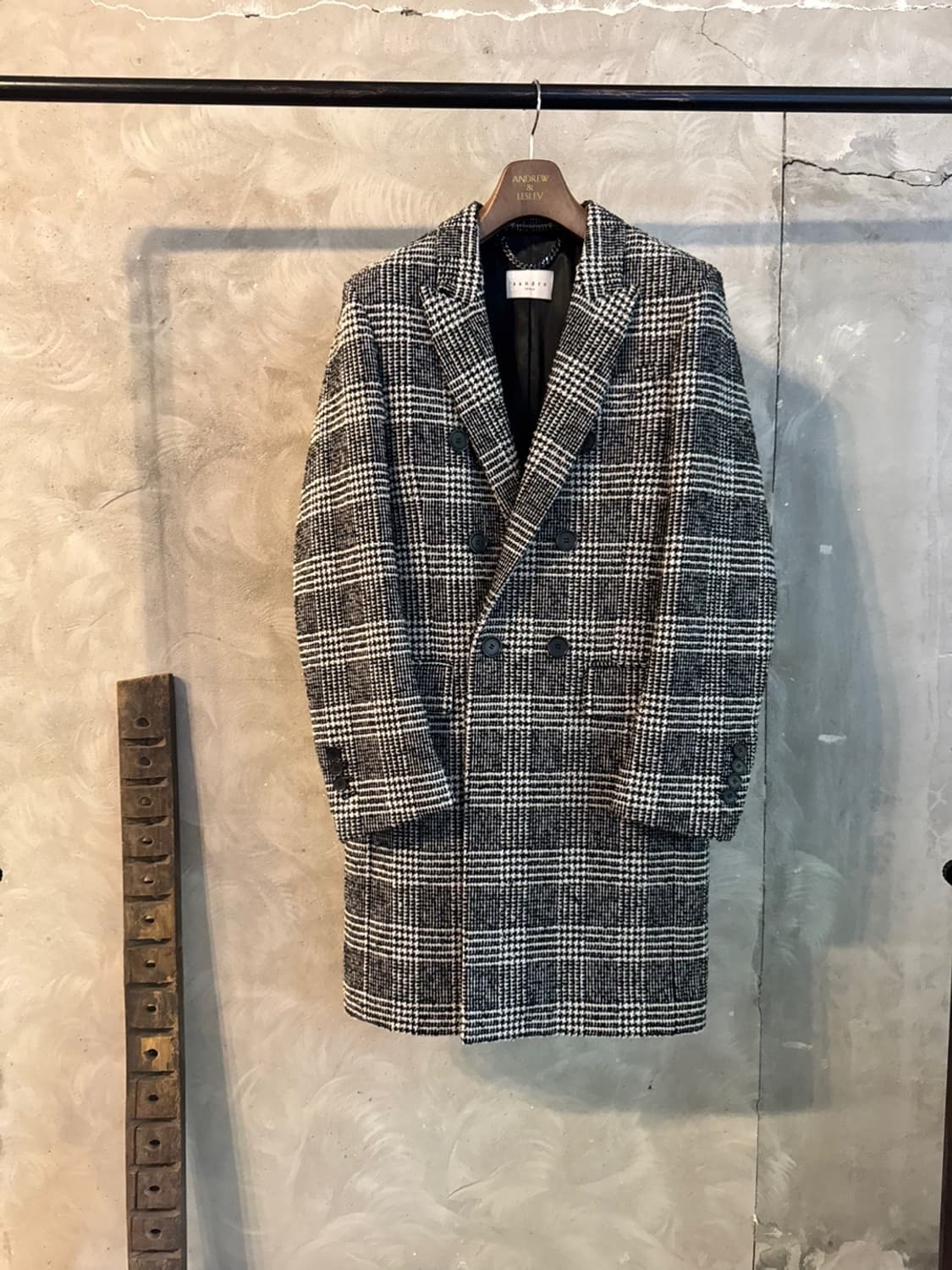 산드로 더블 브레스티드 코트 슬림100 상품이미지10