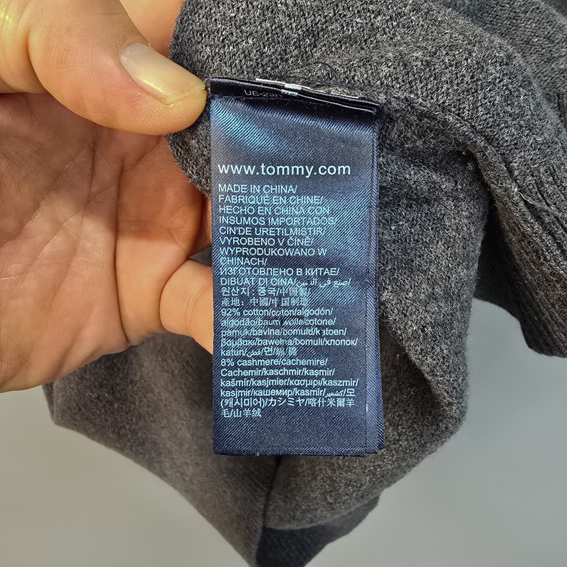 타미힐피거(Tommy Hilfiger) 피마코튼 캐시미어 니트 베스트 상품이미지5