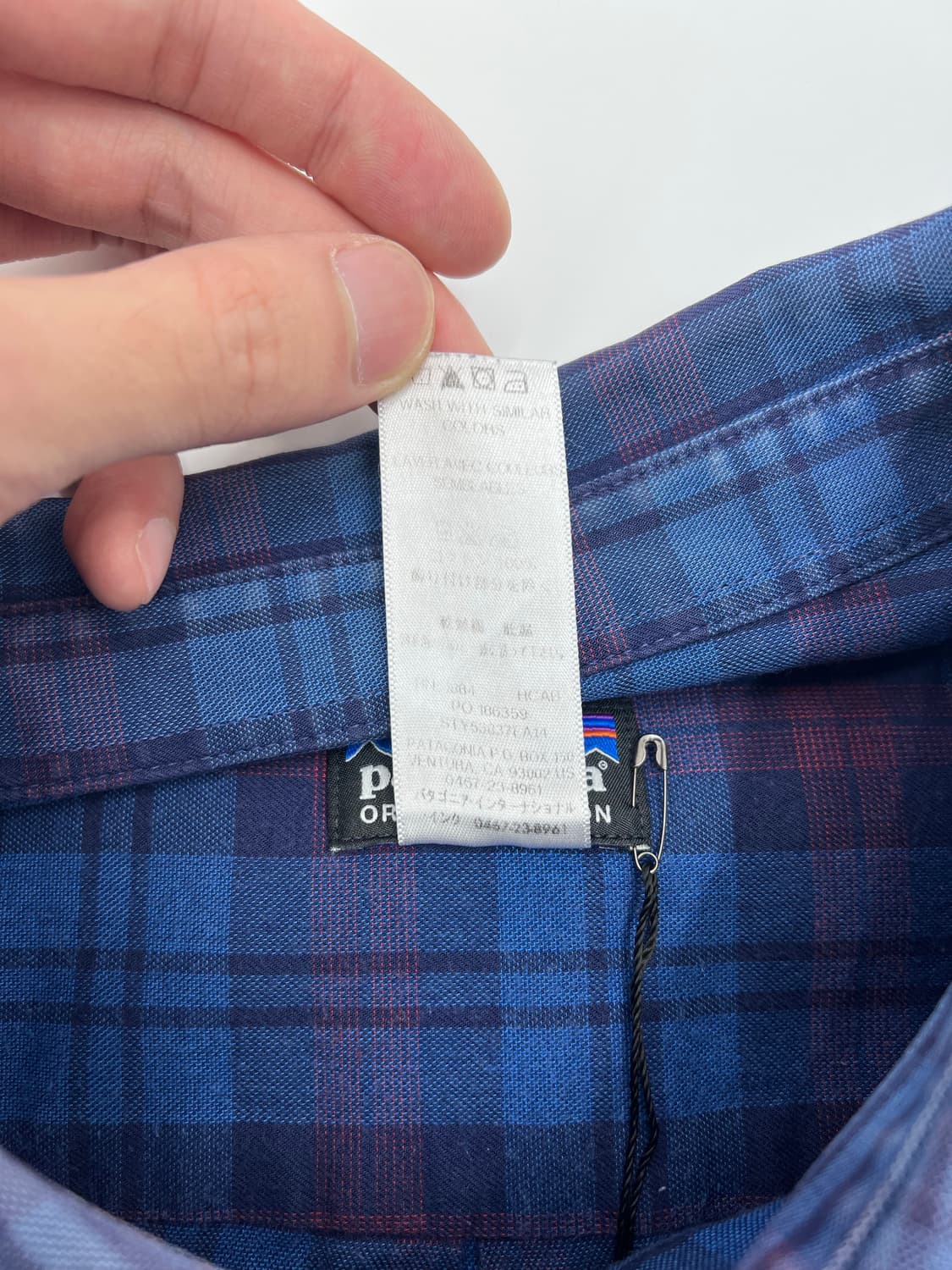 파타고니아 체크 셔츠 상품이미지4