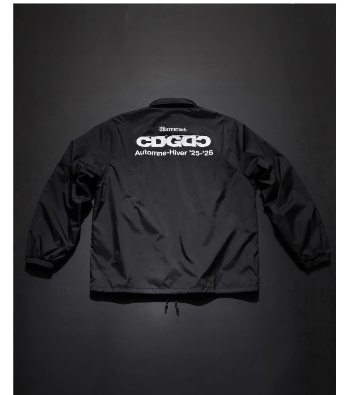 [CDGDC] 꼼데가르송 지드래곤 콜라보 코치 자켓 블랙 XL 상품이미지2