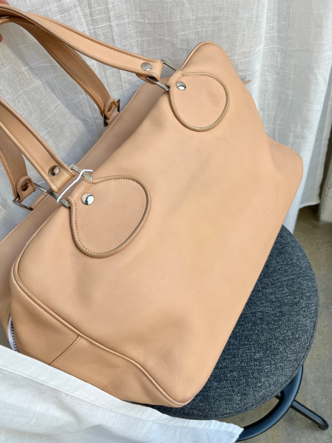 Courreges 꾸레쥬 소가죽 보스턴백  상품이미지6