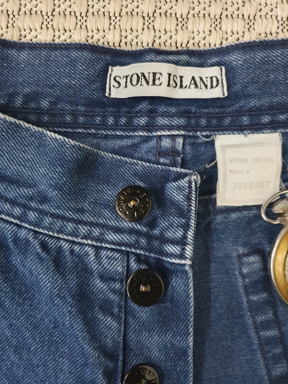 90s 스톤 아일랜드 그린 엣지 데님 진 상품이미지7