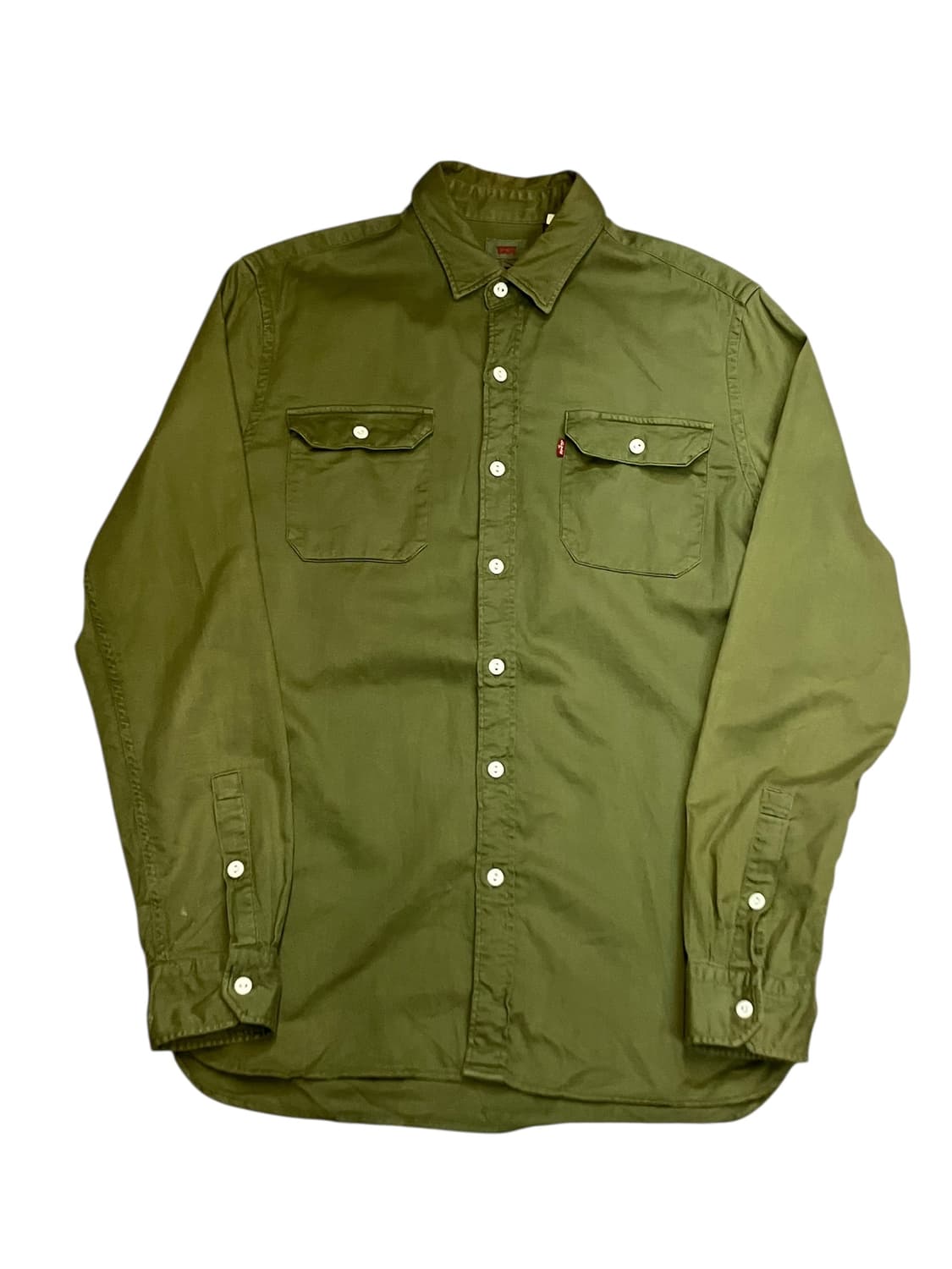 리바이스 셔츠 카키 M #csz2606 상품이미지3