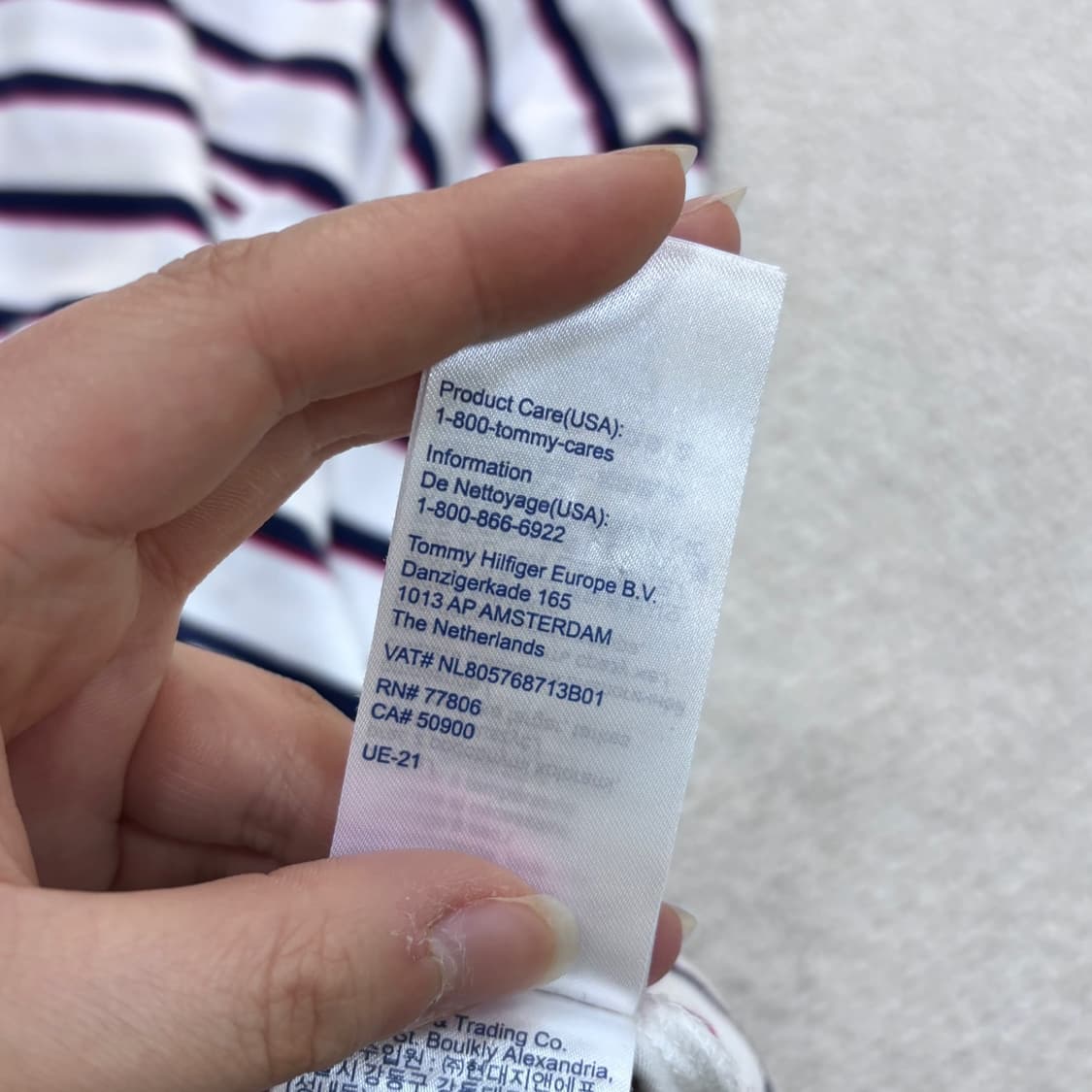 L 타미진스 스트라이프 긴팔 티셔츠 0331E 상품이미지4