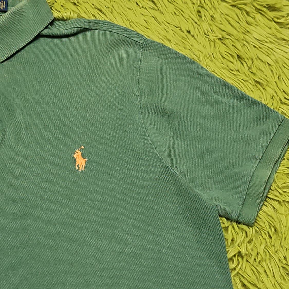 폴로 랄프로렌 커스텀 슬림핏 카라티 (그린/M) 상품이미지2