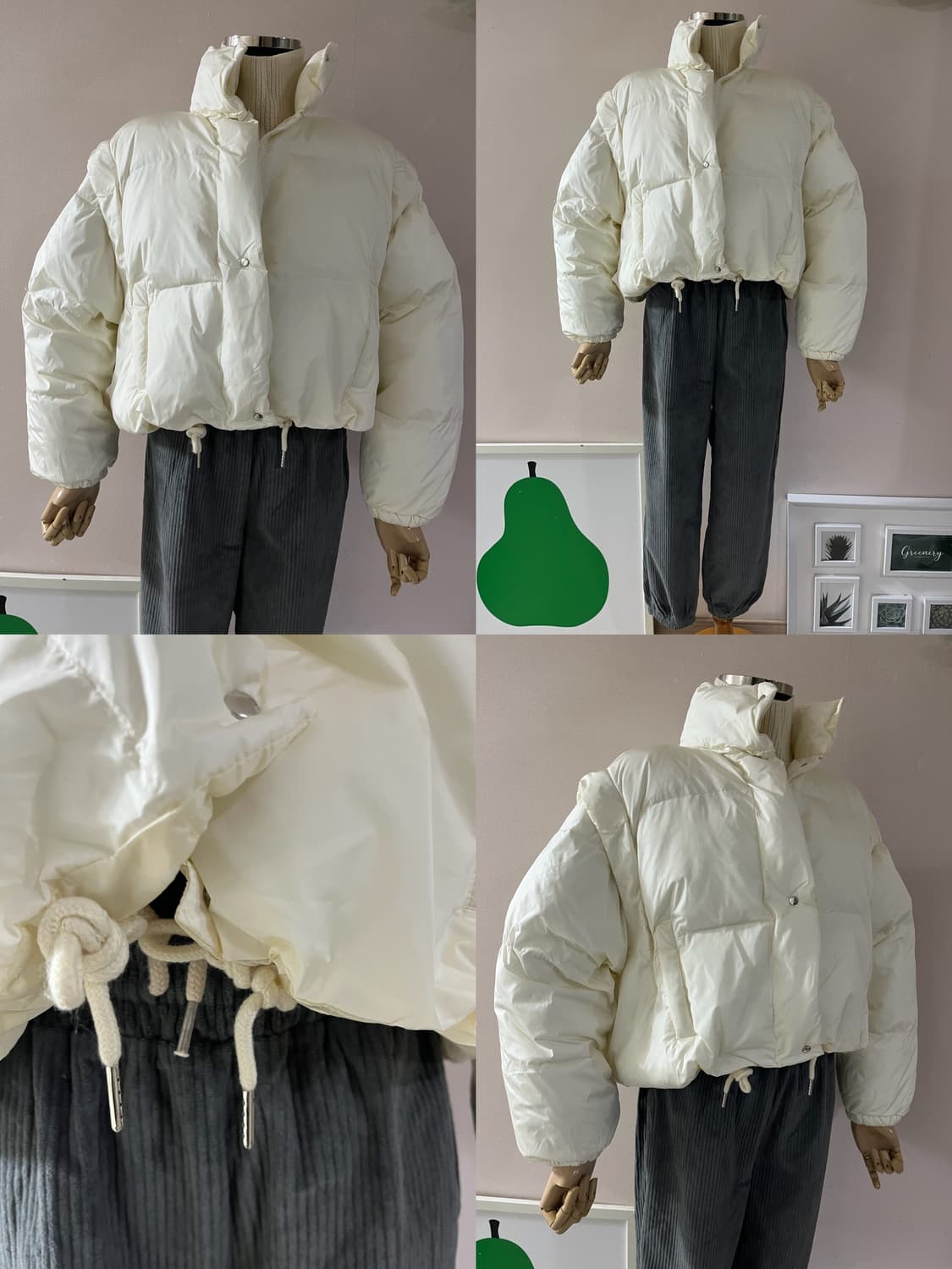 크림투웨이패딩 상품이미지6