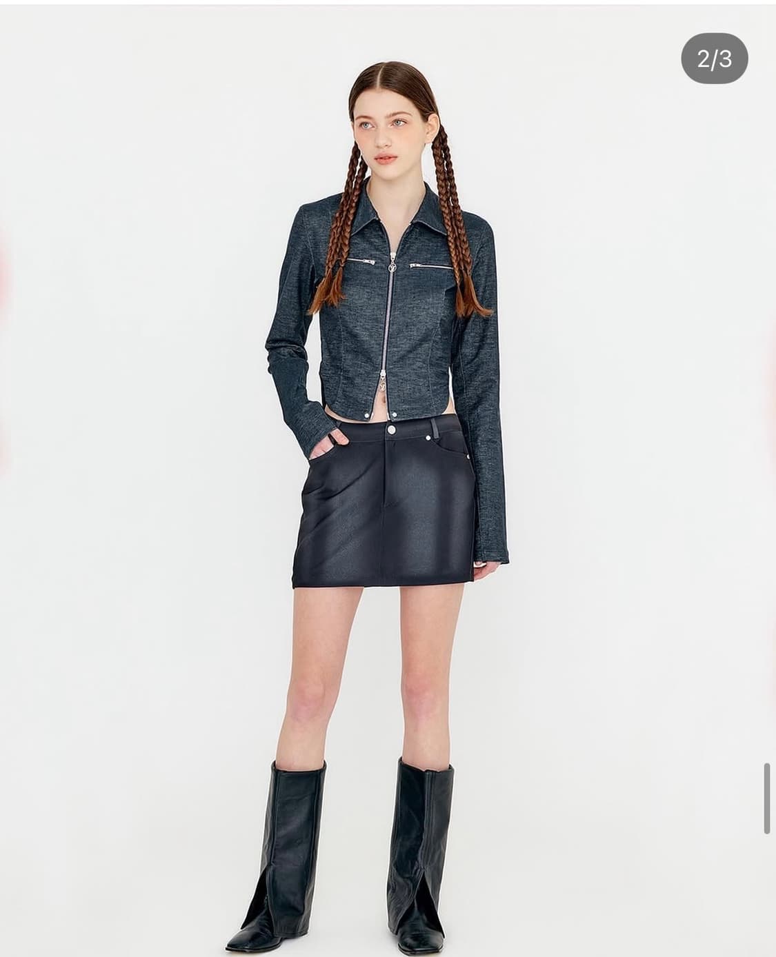 유즈 데님셔츠 판매합니다 상품이미지1