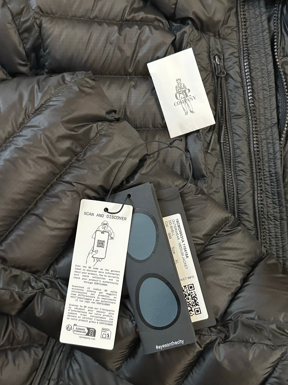 (25FW) CP컴퍼니 dd쉘 고글 다운 자켓 판매합니다 상품이미지3