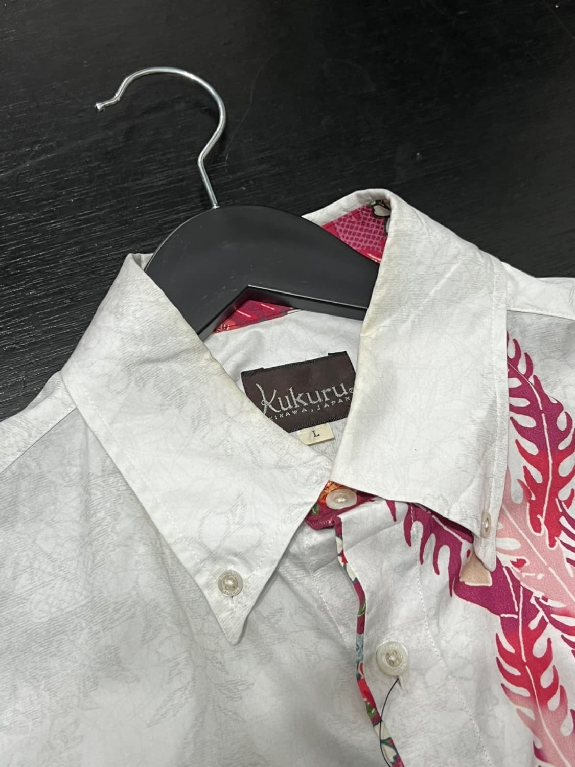 Oriental Flower Printing Half Shirt 상품이미지8