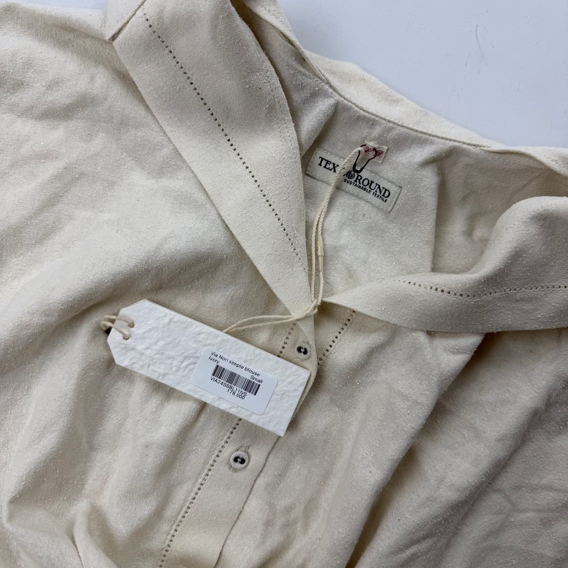 Viaplain 비아플레인 via nori simple blouse 상품이미지8