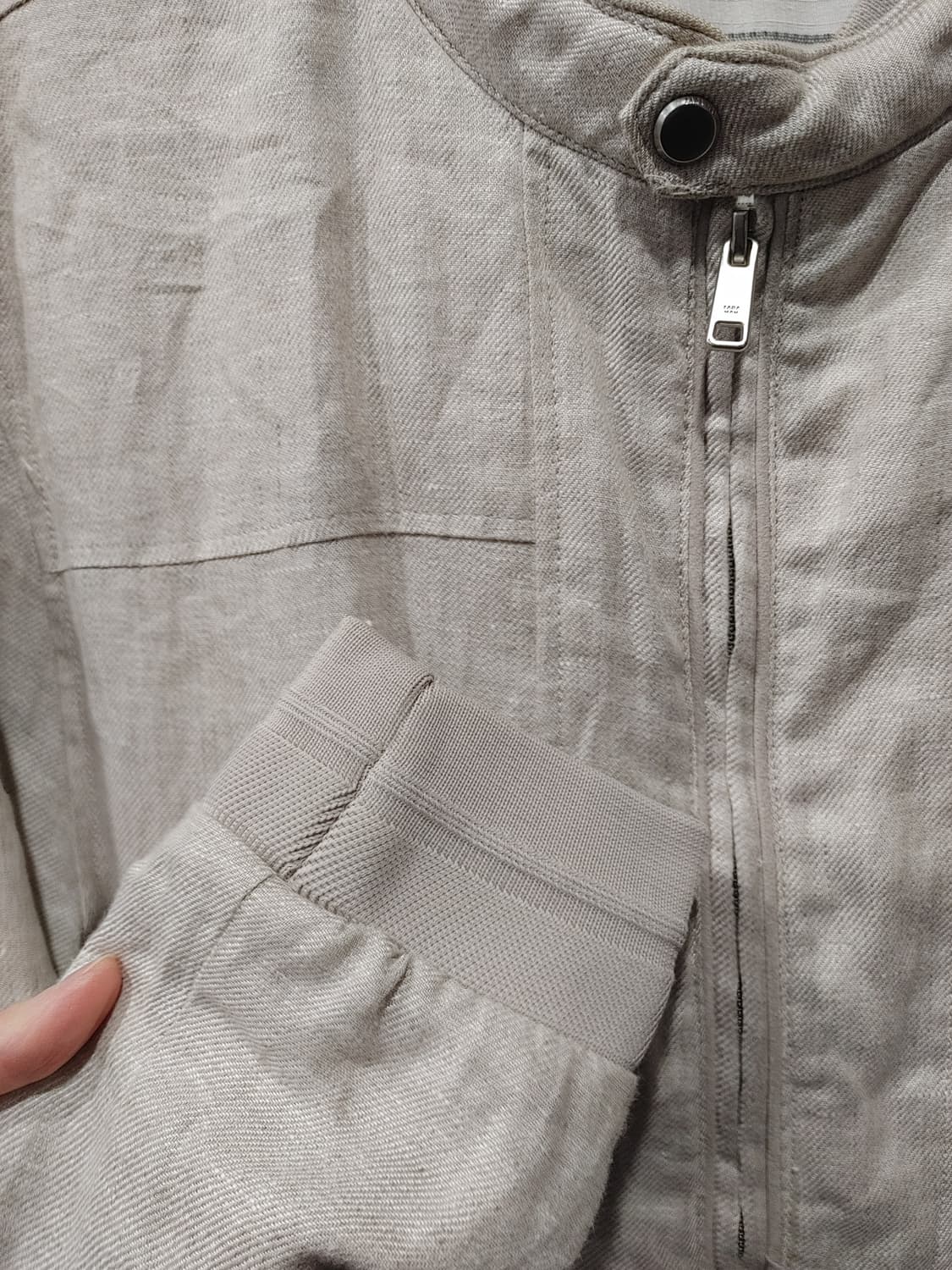 무배) 자라 맨즈 트러커 린넨 자켓 - L 상품이미지3