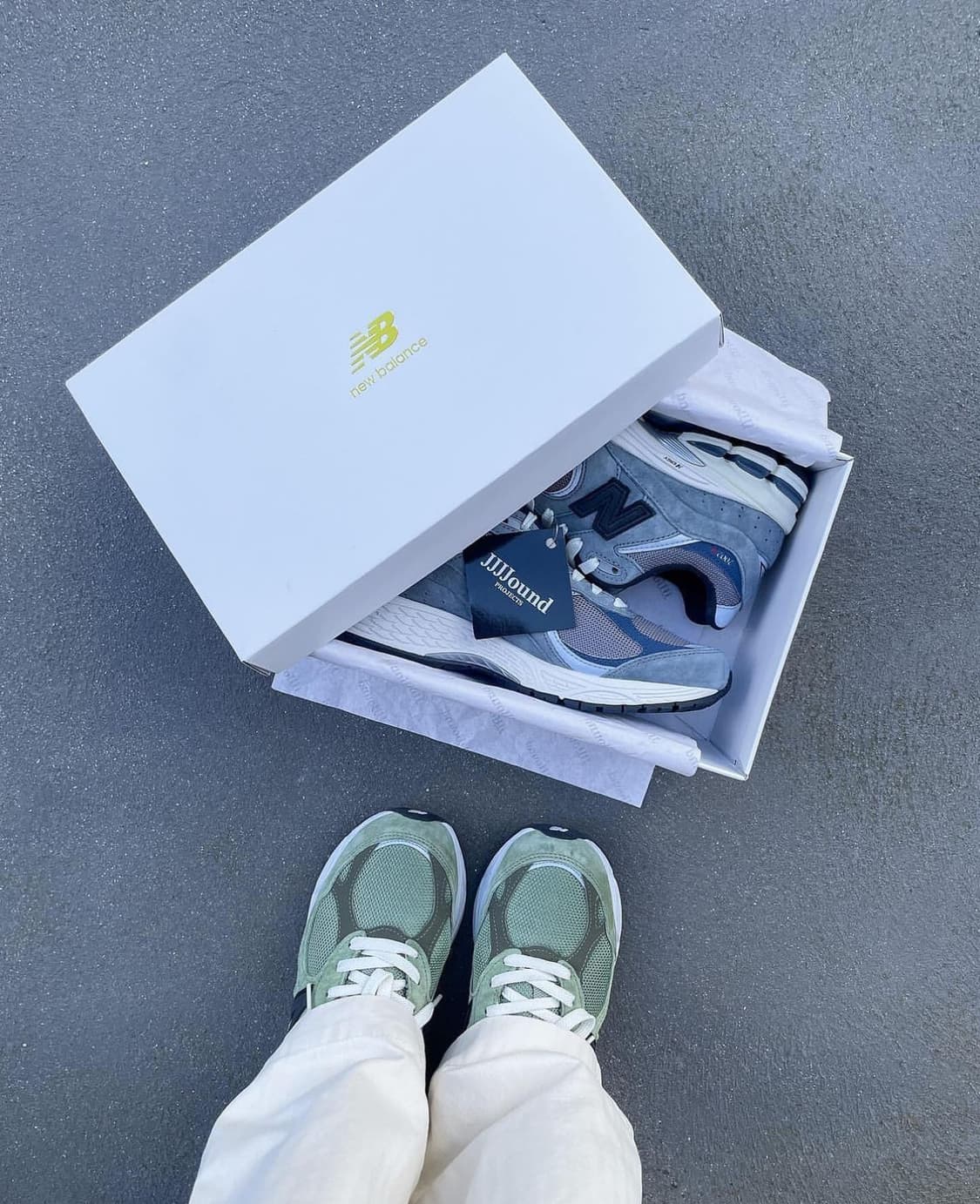 285 뉴발란스 x JJJ자운드 2002R 스톰블루 상품이미지10