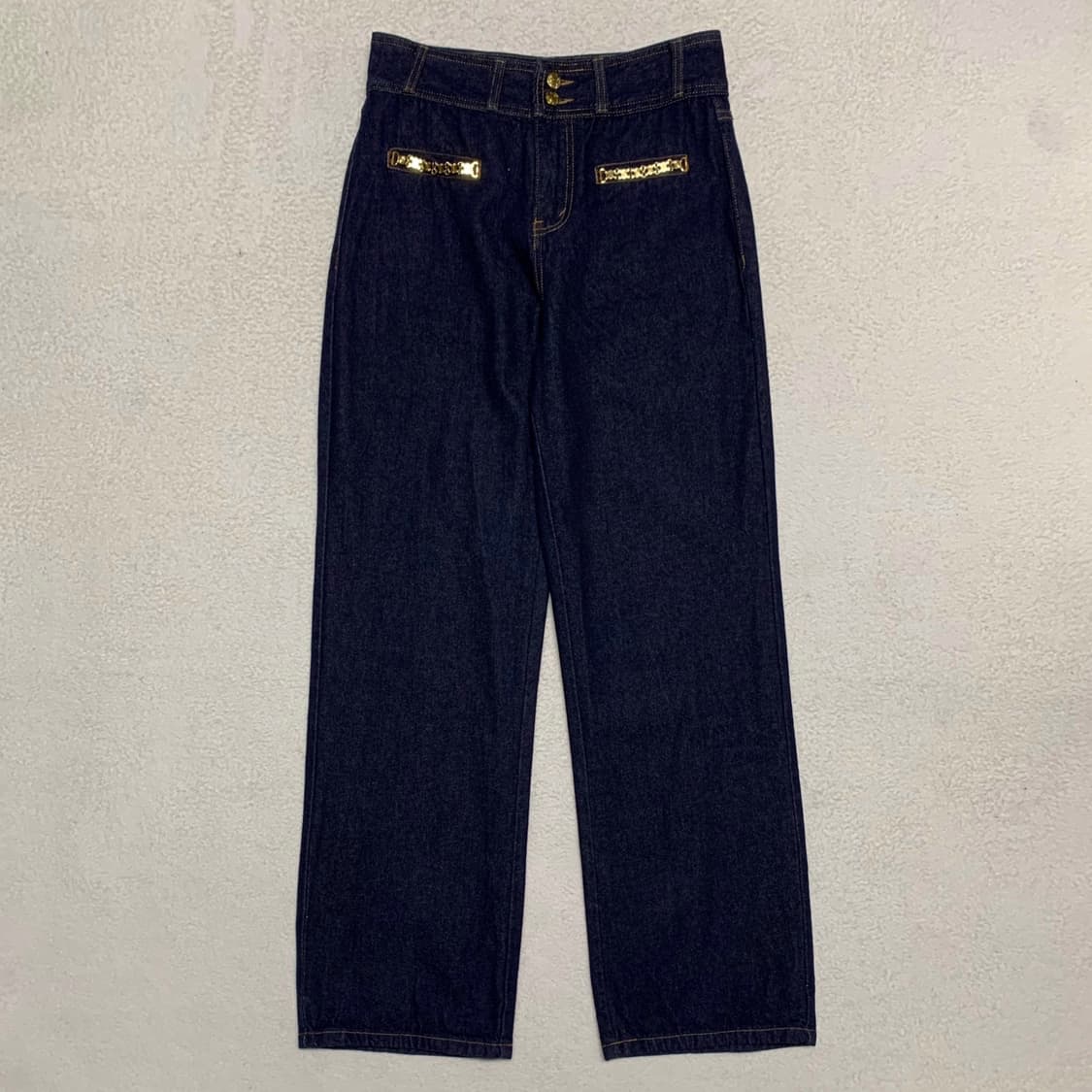 [30] VTG 와이드 스트레이트핏 데님팬츠 상품이미지1