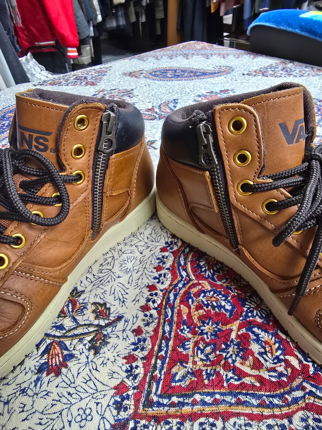 Vans 반스 브라운 레더 하이탑 (1541) 상품이미지6