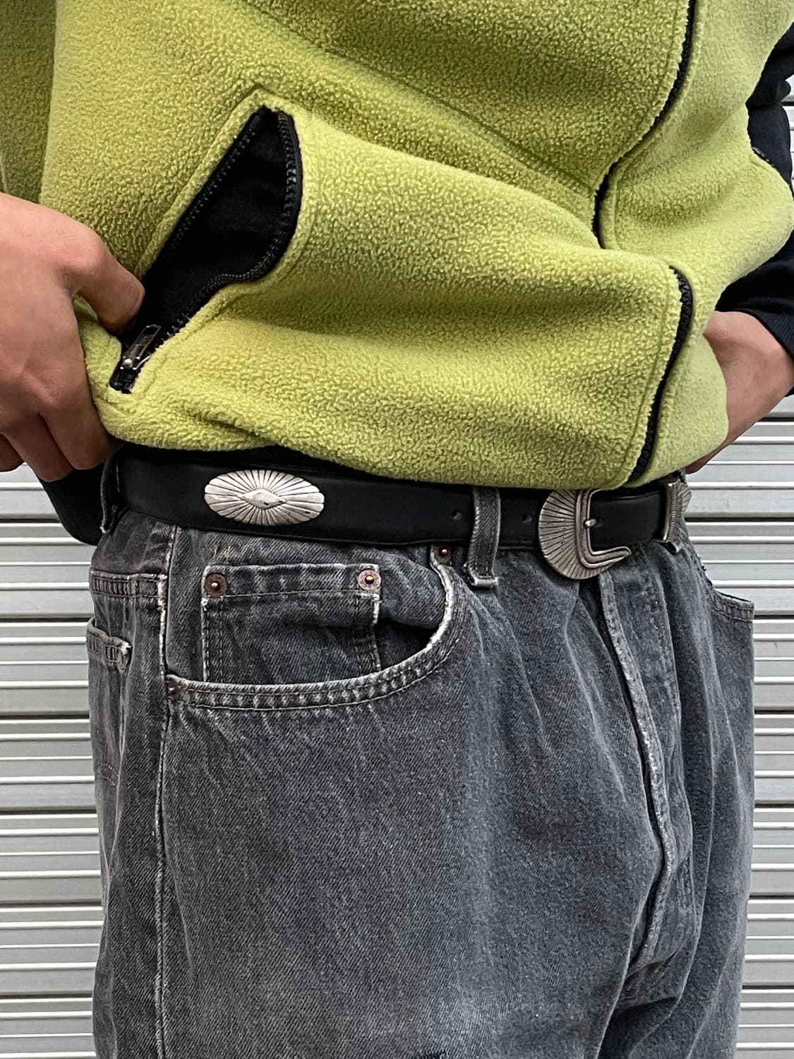 90s Levis 501 Black Denim(USA Made) 상품이미지8