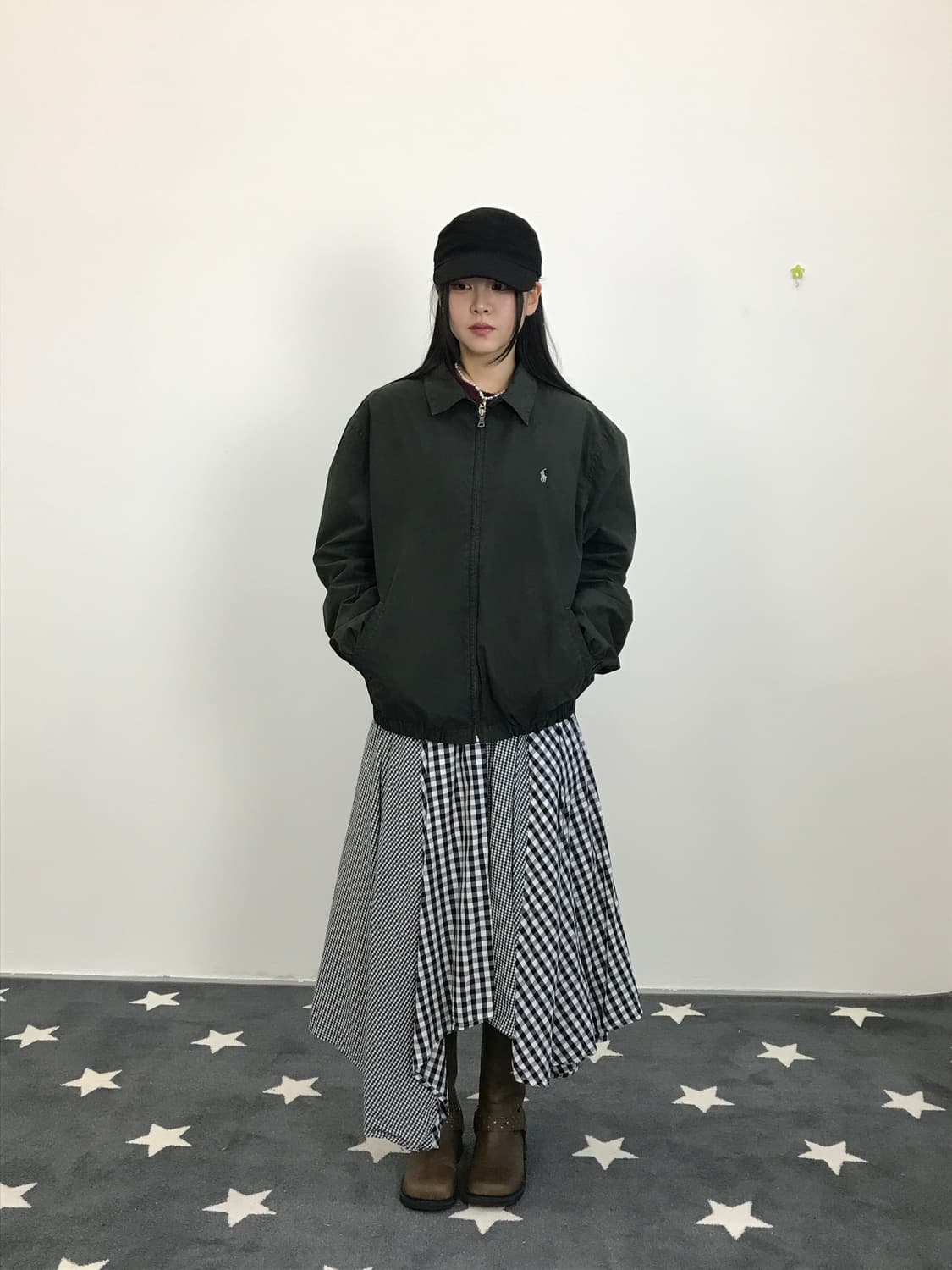 Polo Ralph Lauren Black HarringtonJacket 상품이미지1