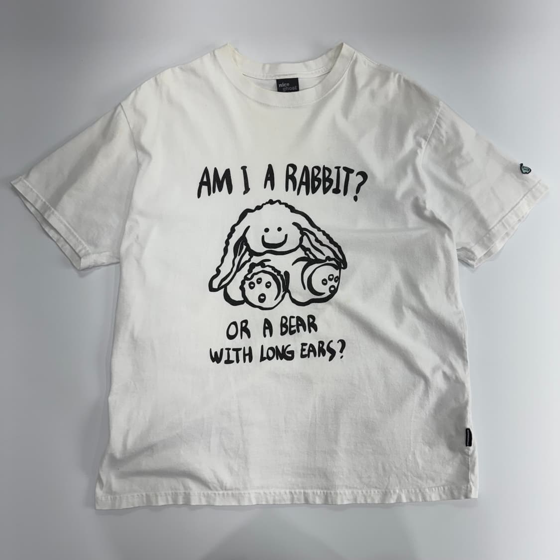 Niceghostclub 나이스 고스트 클럽 화이트 반팔 상품이미지3