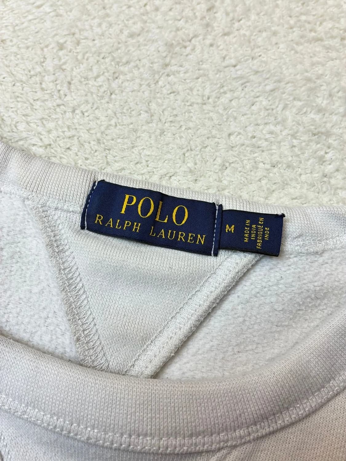 폴로 랄프로렌 빅포니 화이트 맨투맨 PN5910 상품이미지5