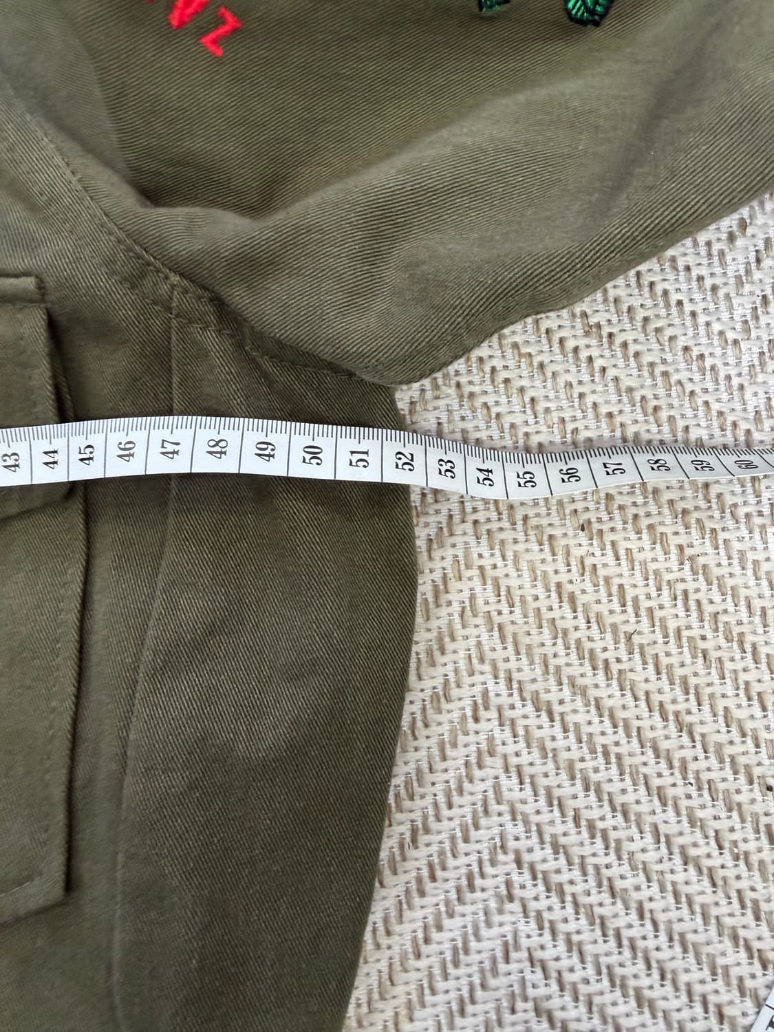 정품) 쟈딕앤볼테르 오버핏 야상 자켓 패치 장식 XS 상품이미지9