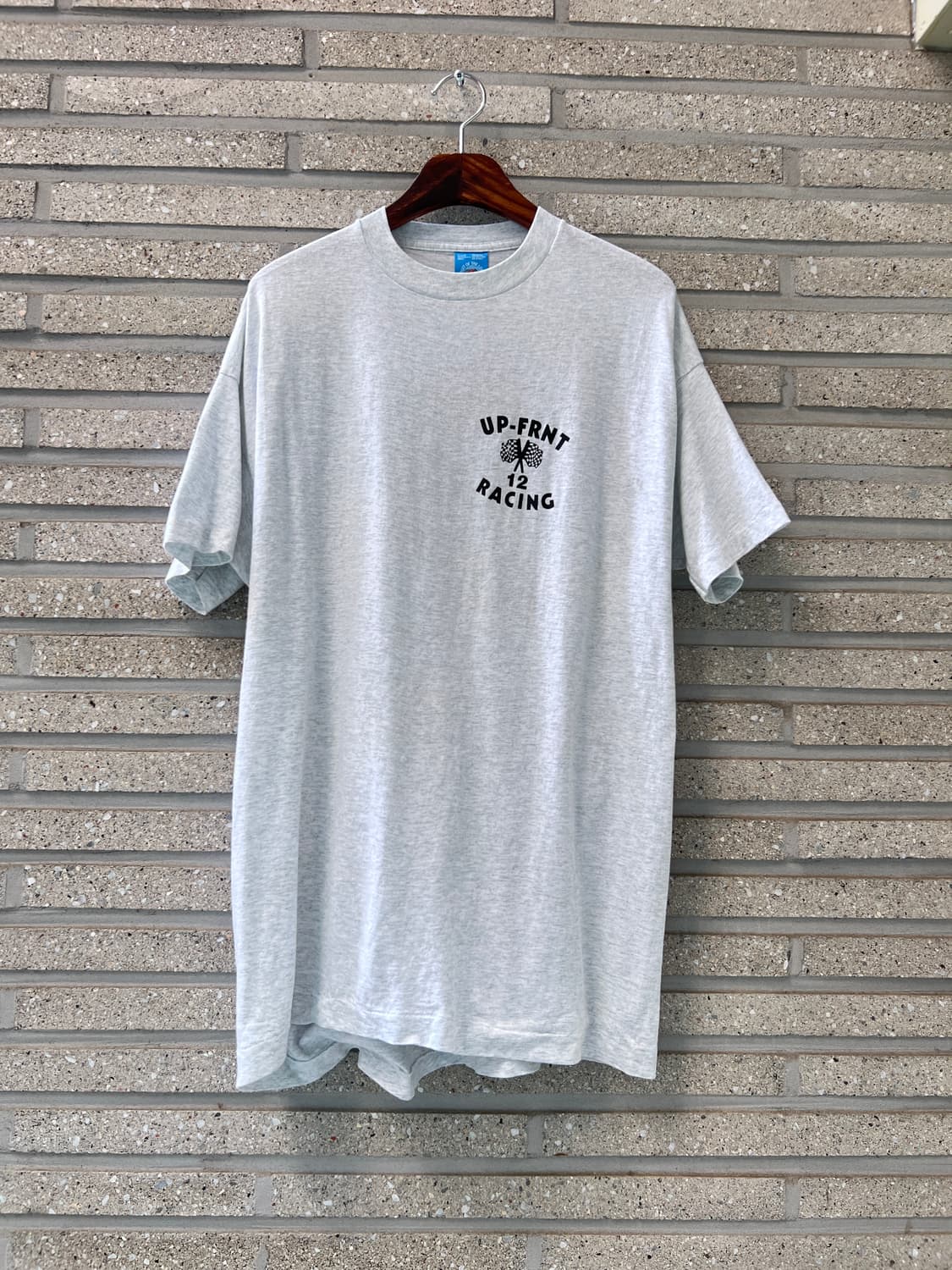 [XL]90's USA Made UP-FRNT 레이싱 싱글스티치 티셔츠 상품이미지2