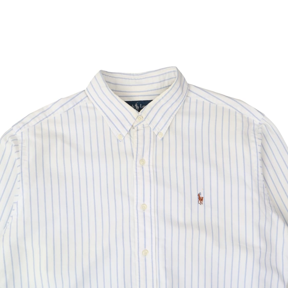 폴로 랄프로렌 옥스포드 화이트 스트라이프 셔츠 상품이미지2
