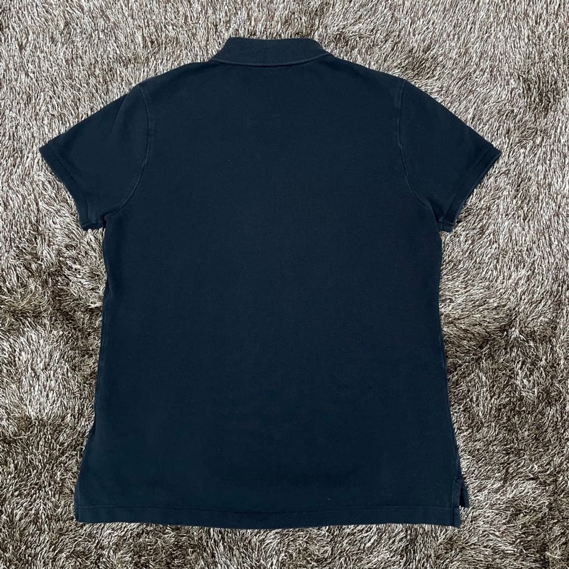 랄프 로렌 Ralph lauren 블랙 스키니핏 반팔 카라티 M 상품이미지5