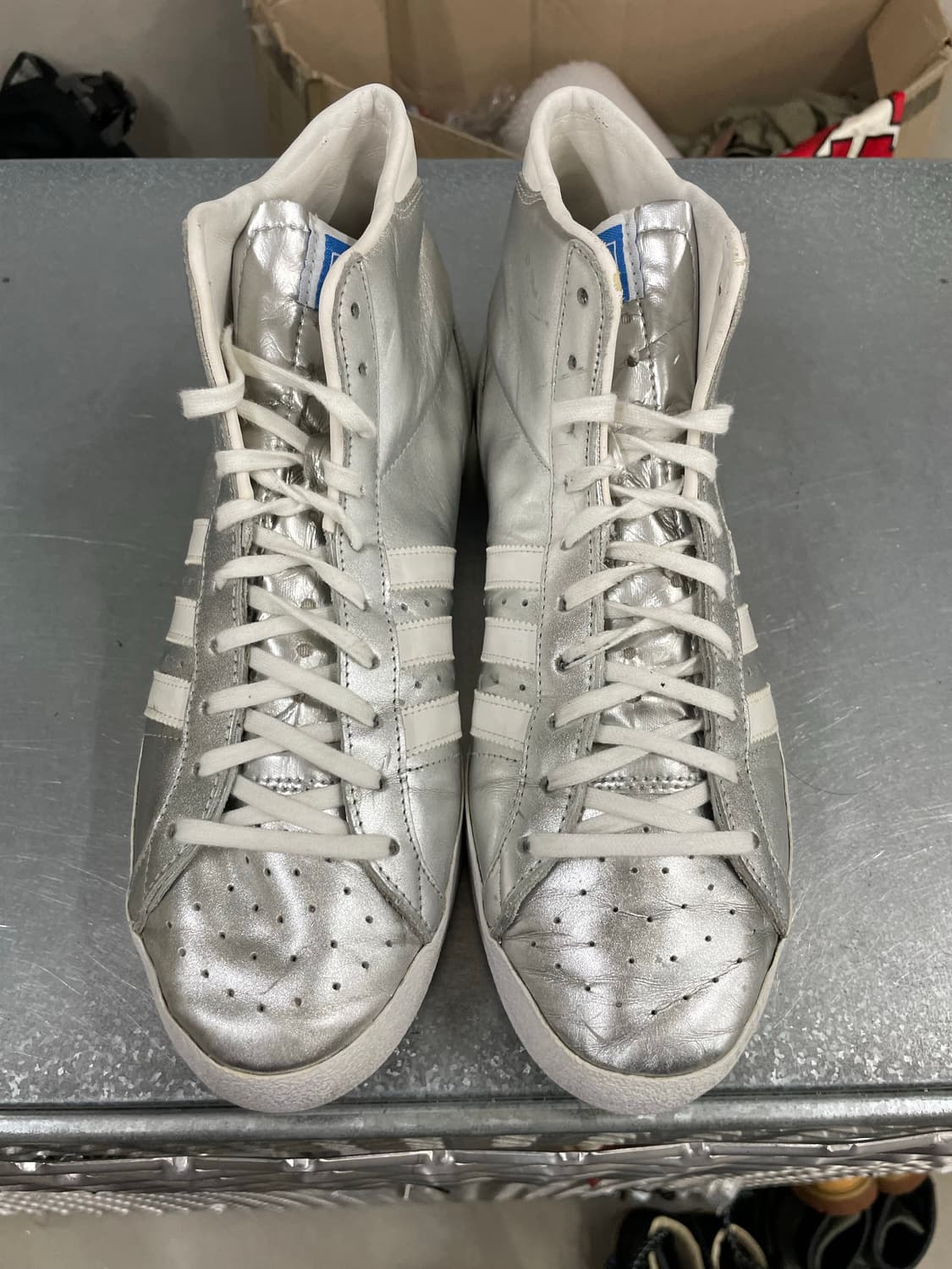 아디다스 바스켓 프로피 실버 하이 270 상품이미지5