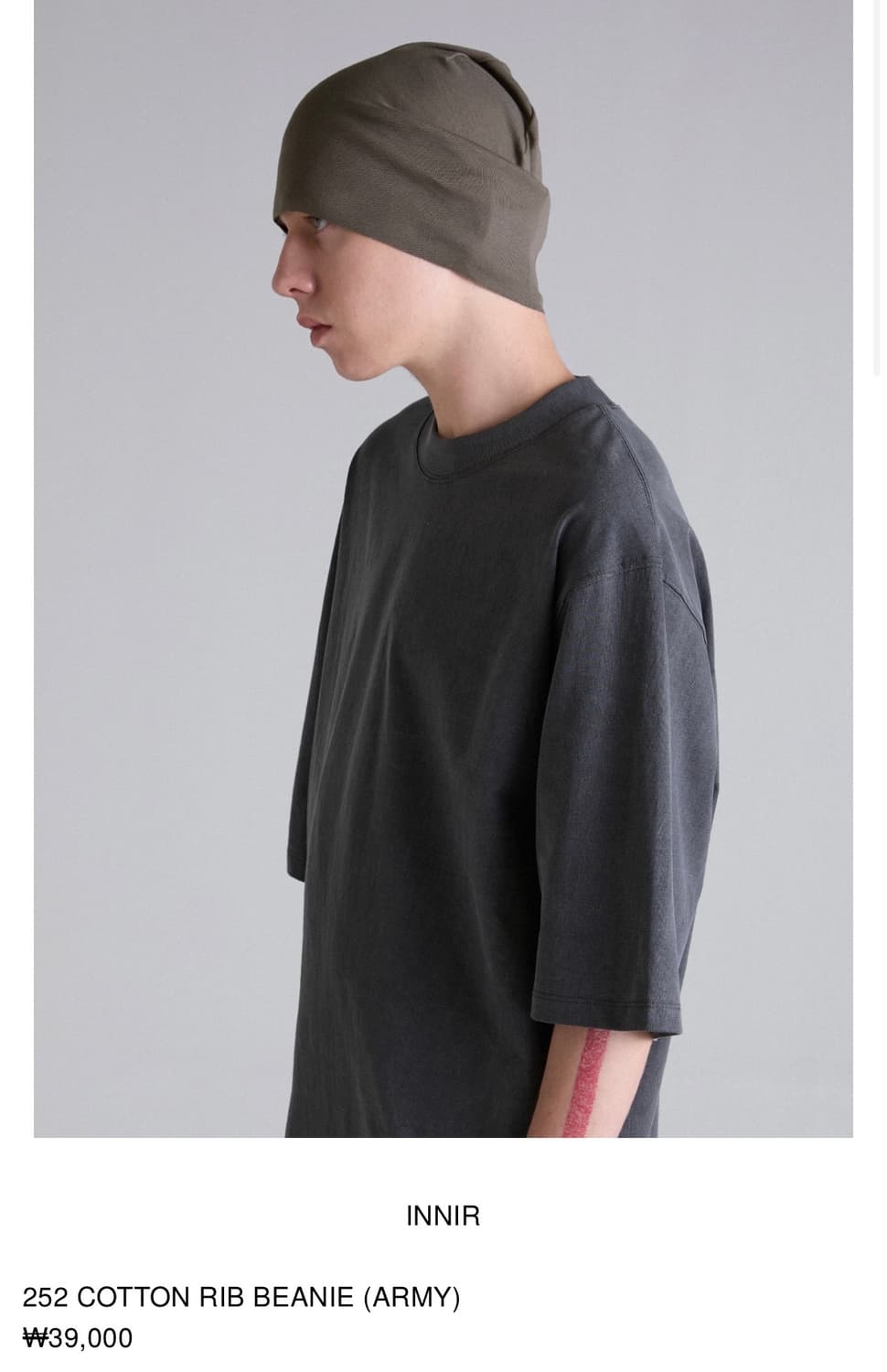 INNIR 이니어 코튼 립 비니 상품이미지3