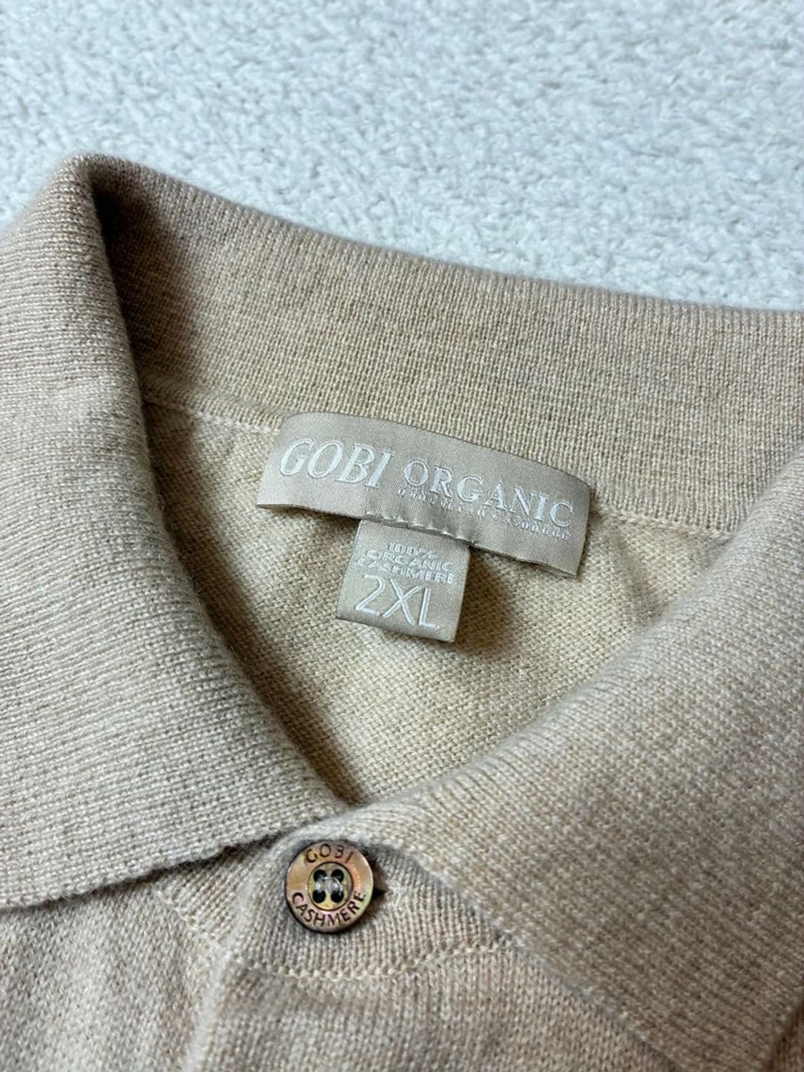 고비 GOBI 100% 캐시미어 카라 롱슬리브 PN7227 상품이미지5