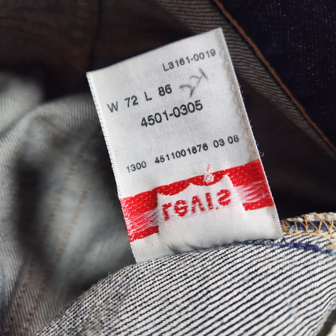 J139 [28] 리바이스 501 00's 데님 청바지 상품이미지7