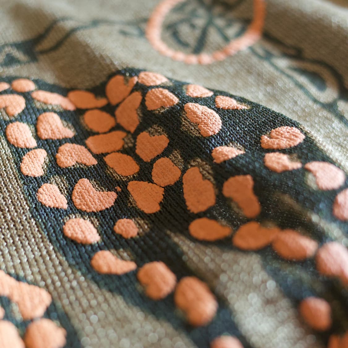 Enjour giraffe patern linen knit sweater 상품이미지5