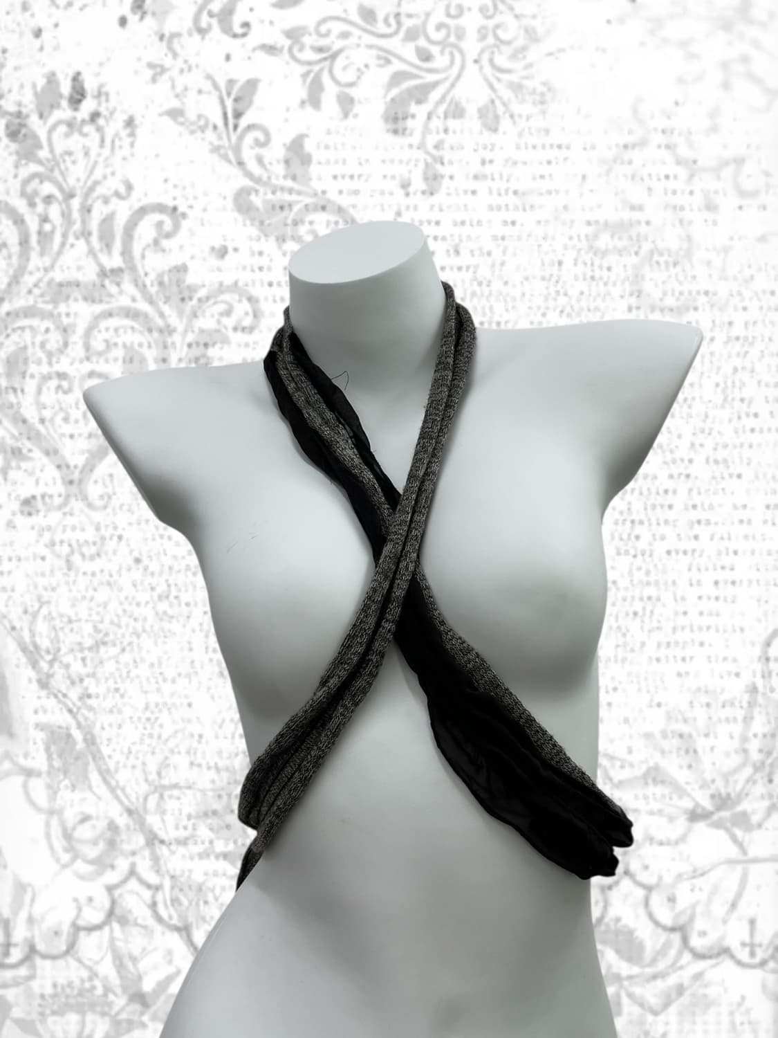 brown scarf looks like rope 상품이미지2