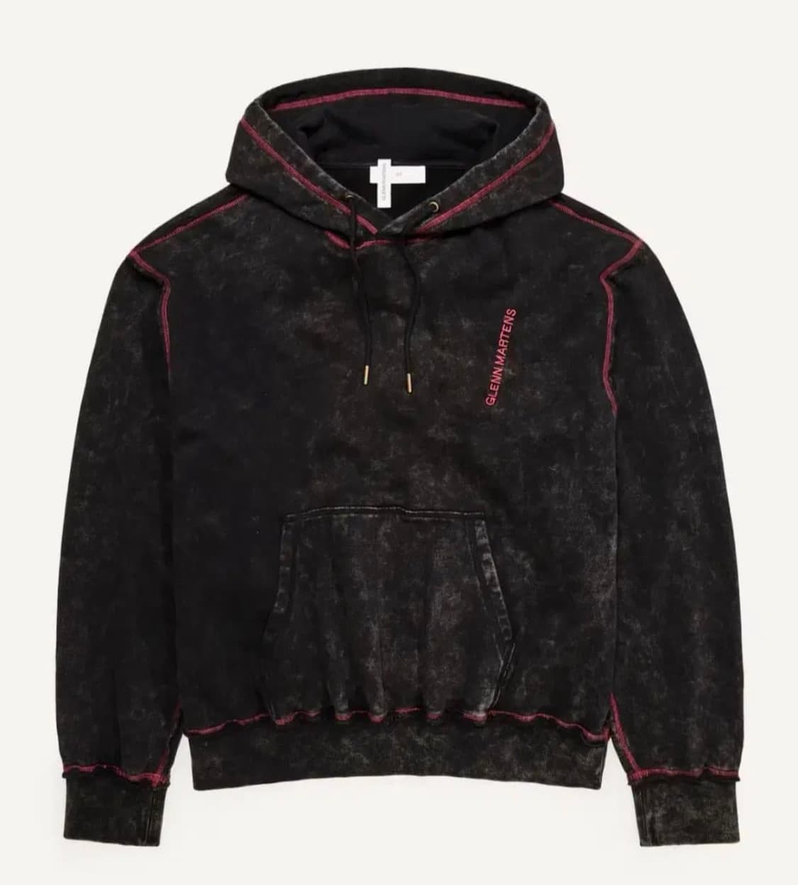 H&M 글렌마틴스 프린트 후드 다크 브라운 상품이미지1