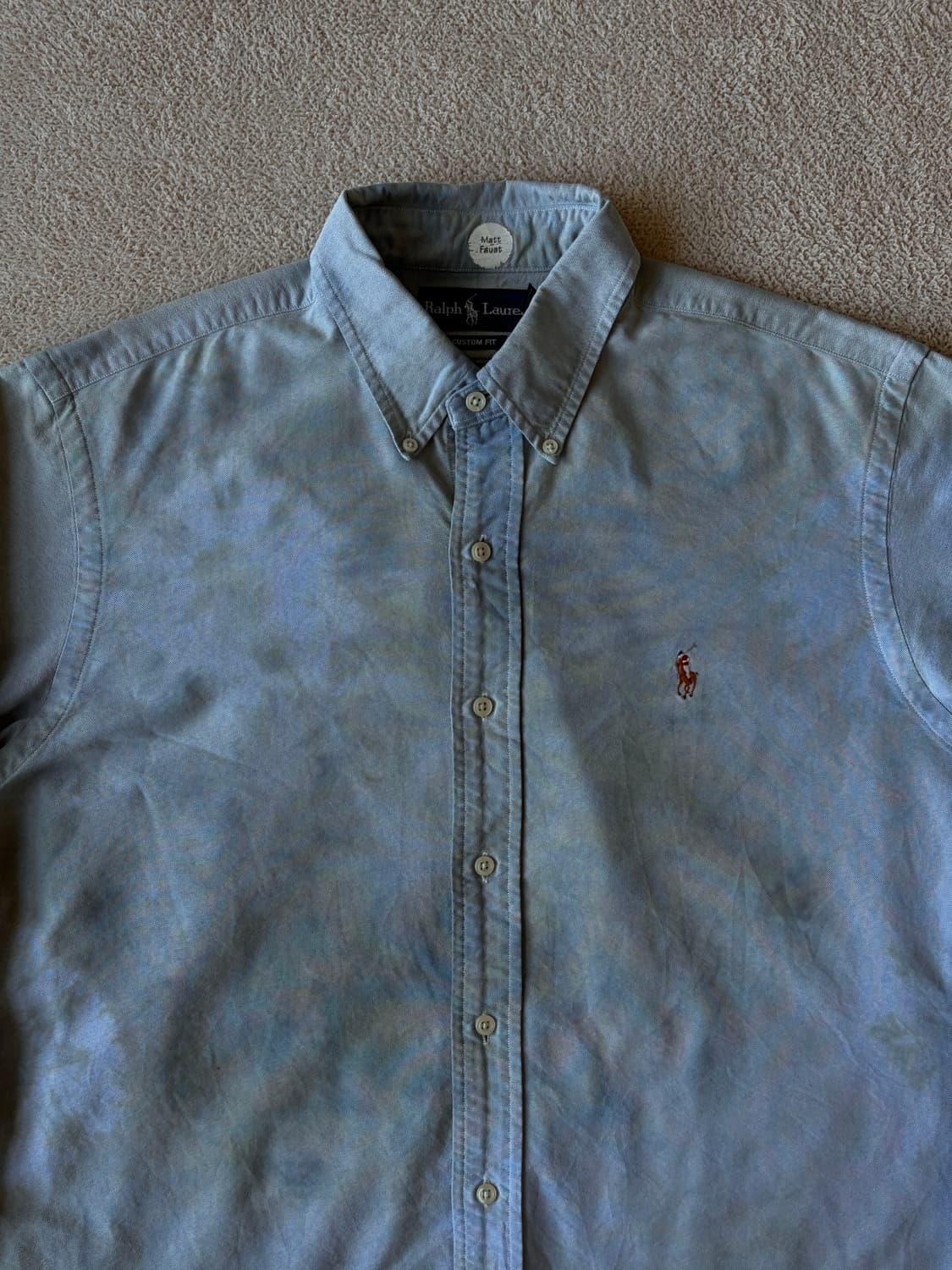 폴로 MATT FAUST 커스텀 타이다이 버튼다운 셔츠 상품이미지3