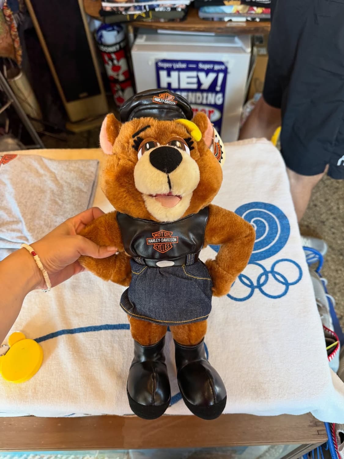 🧸 HARLEY-DAVIDSON 베어걸 인형 상품이미지1