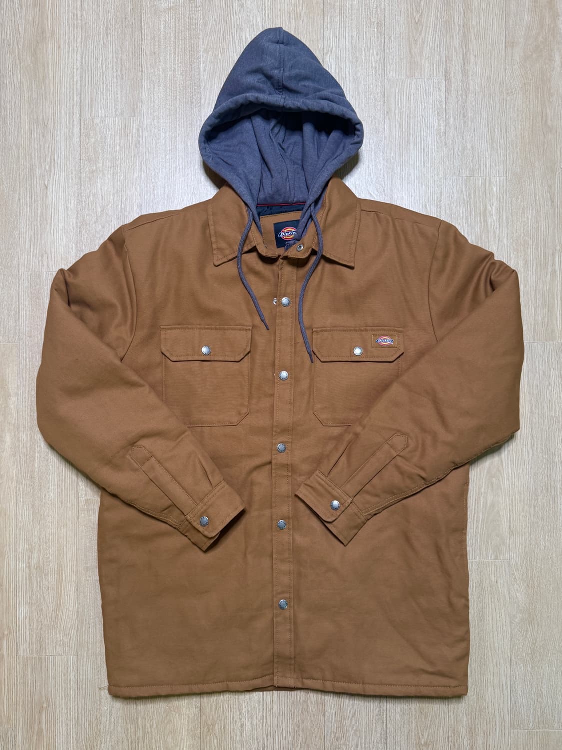 (M)디키즈 후드 워크 자켓 브라운 상품이미지1