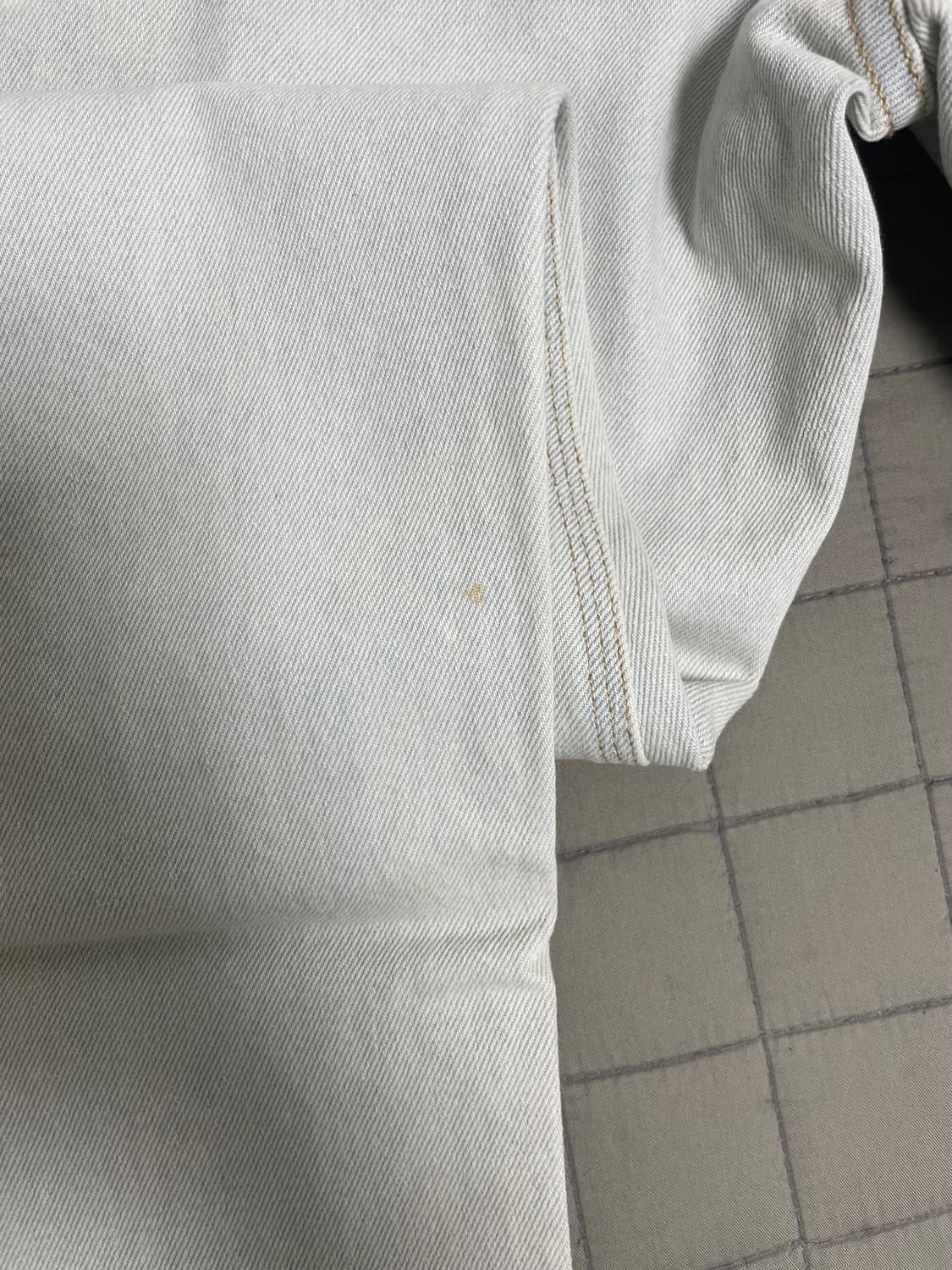 [L]PLASTICPRODUCT 페인터 데님팬츠 아이스블루 상품이미지6