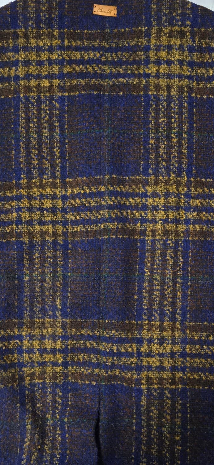 Thursday Island 체크 롱 코트 M 상품이미지7