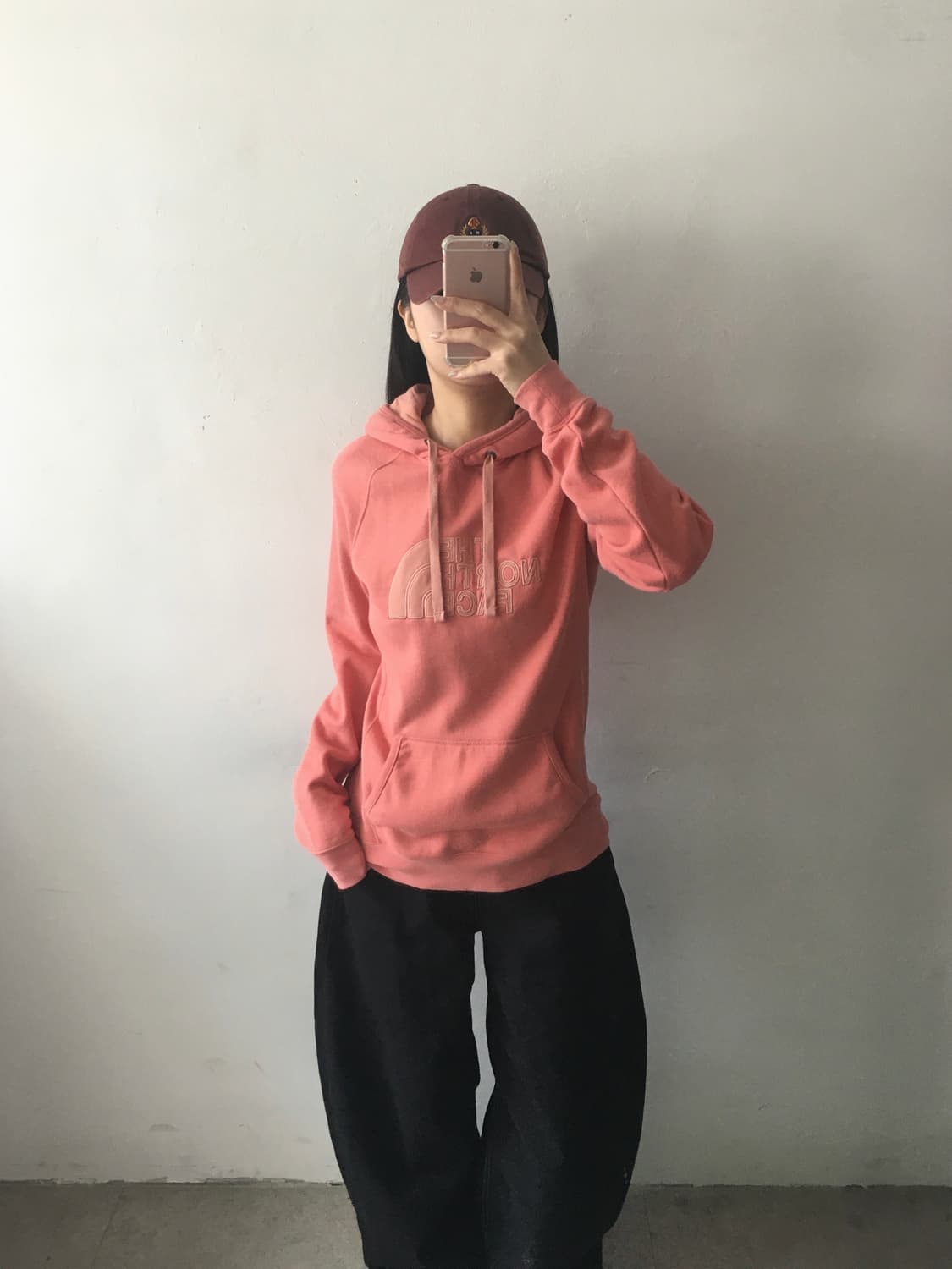 노스페이스 빅로고 후드티 상품이미지2