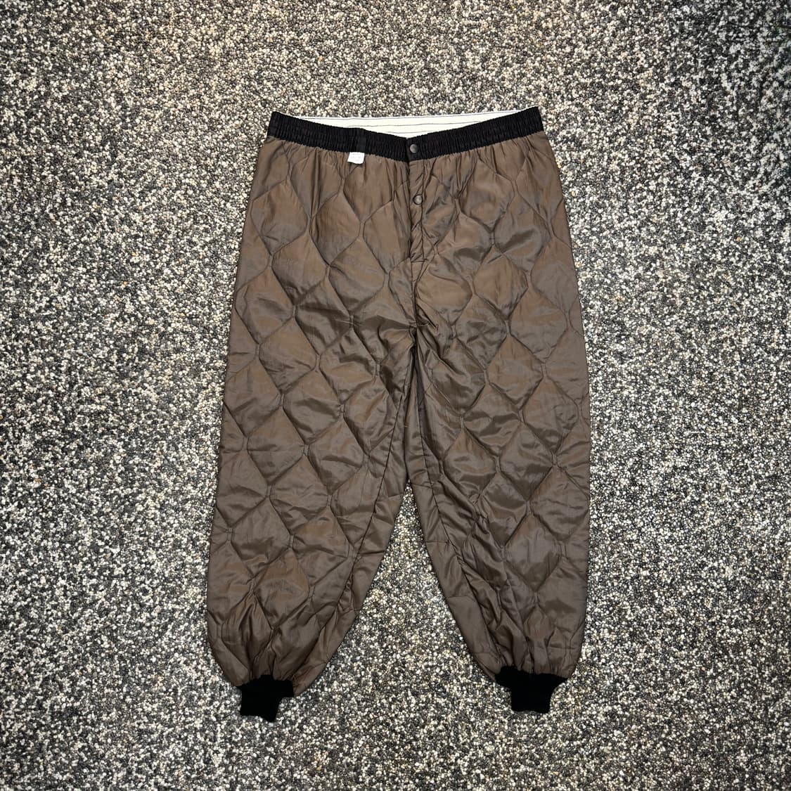 80s 웨어가드 퀼팅 깔깔이 팬츠 made in USA (XL)   상품이미지1